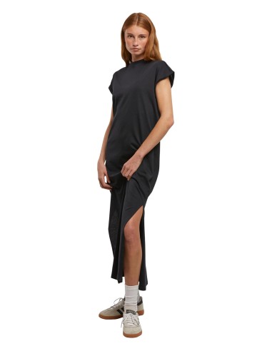NEM-NM045-Ladies Long Extended Shoulder Dress